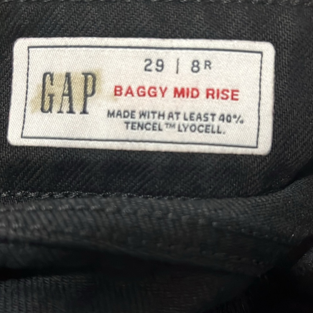 GAP MID RISE ULTRASOFT BAGGY JEANS - Picture 11 of 11